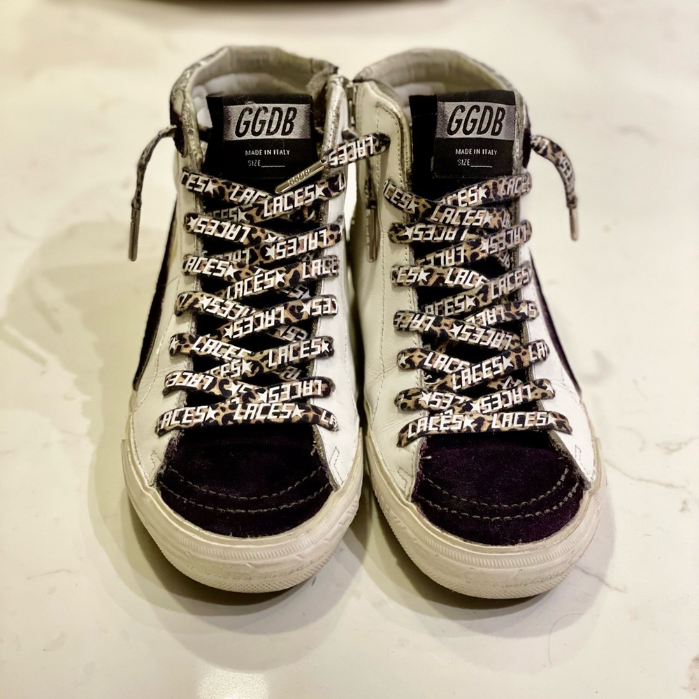 High top.size 36.very lightly worn. Box,travel bag,original black laces